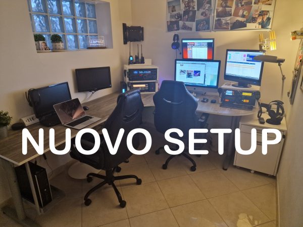 Nuovo Studio !!! Modifica scrivania e nuova sistemazione apparecchiature