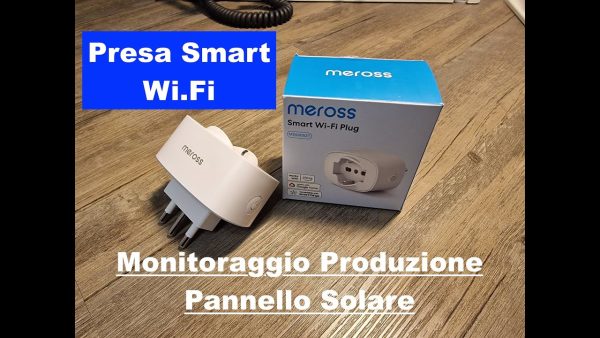 Presa Smart per Monitoraggio Produzione Pannello Solare (Plug&Play ENEL X SUN) – MEROSS