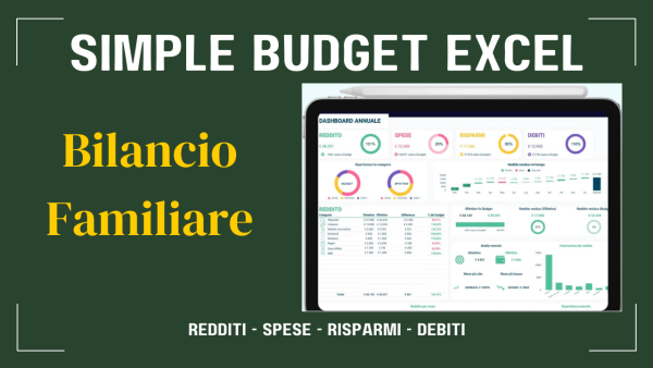 Simple Budget Excel – Bilancio Familiare Professionale