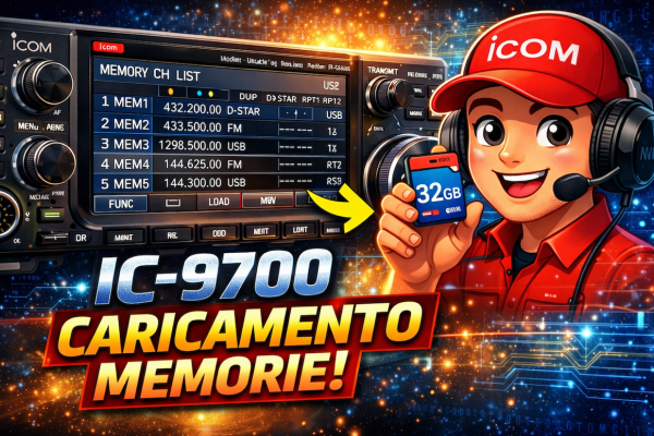 Caricamento Memorie ICOM IC9700 – Programmazione – Driver